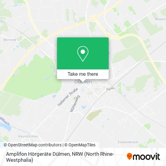 Amplifon Hörgeräte Dülmen map