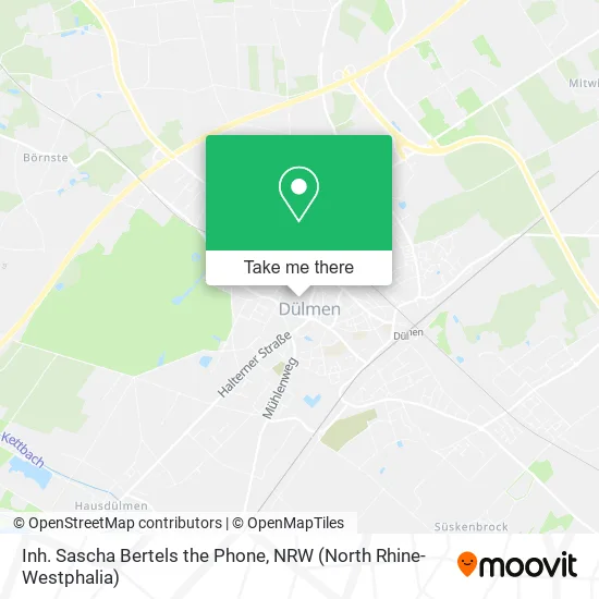 Карта Inh. Sascha Bertels the Phone