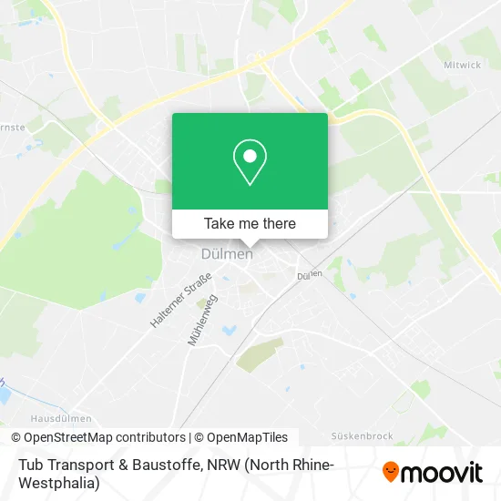 Карта Tub Transport & Baustoffe