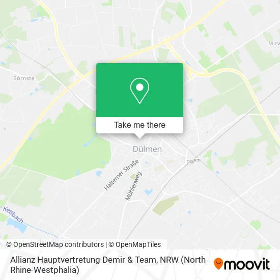 Карта Allianz Hauptvertretung Demir & Team