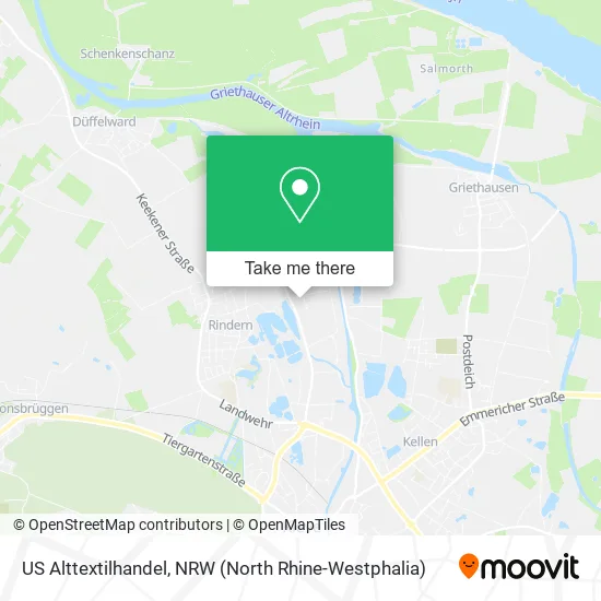 Карта US Alttextilhandel