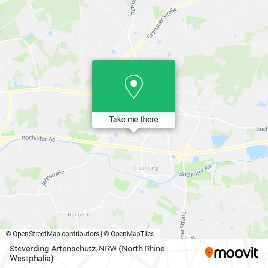 Steverding Artenschutz map