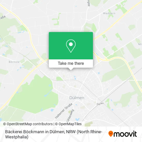 Карта Bäckerei Böckmann in Dülmen