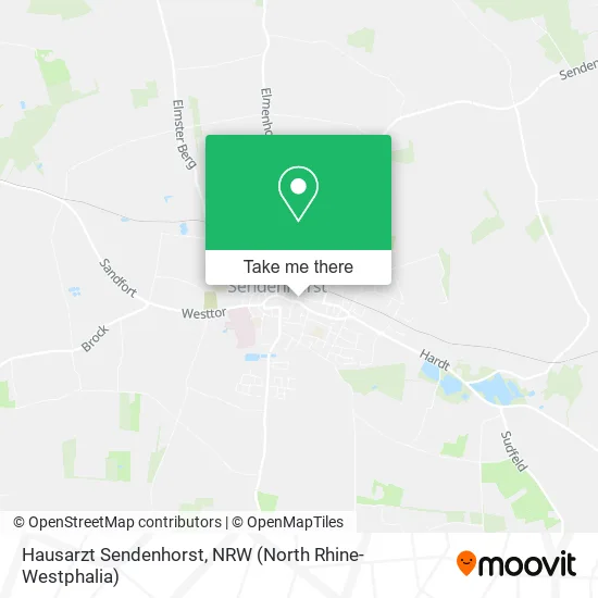 Карта Hausarzt Sendenhorst