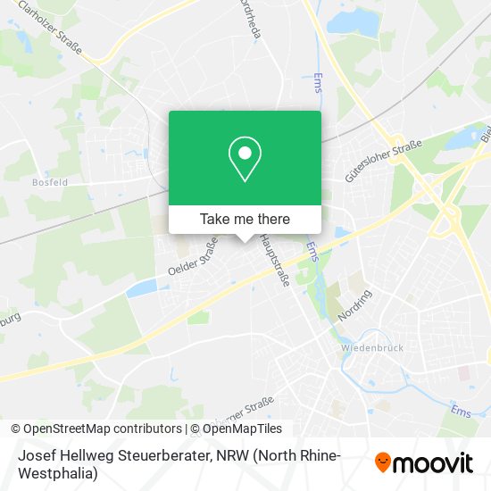 Josef Hellweg Steuerberater map
