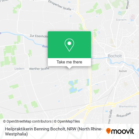 Heilpraktikerin Benning Bocholt map