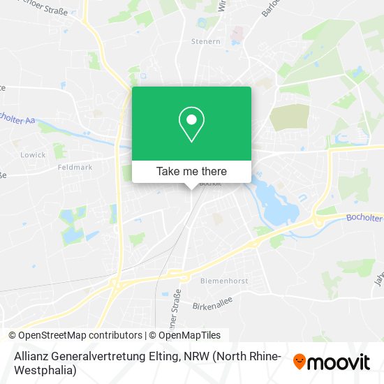 Карта Allianz Generalvertretung Elting