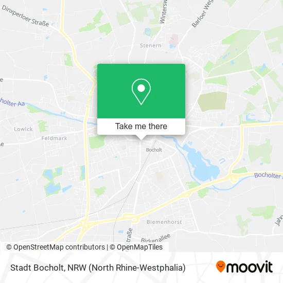 Карта Stadt Bocholt