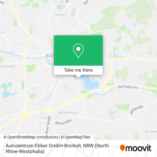 Карта Autozentrum Ebber GmbH-Bocholt