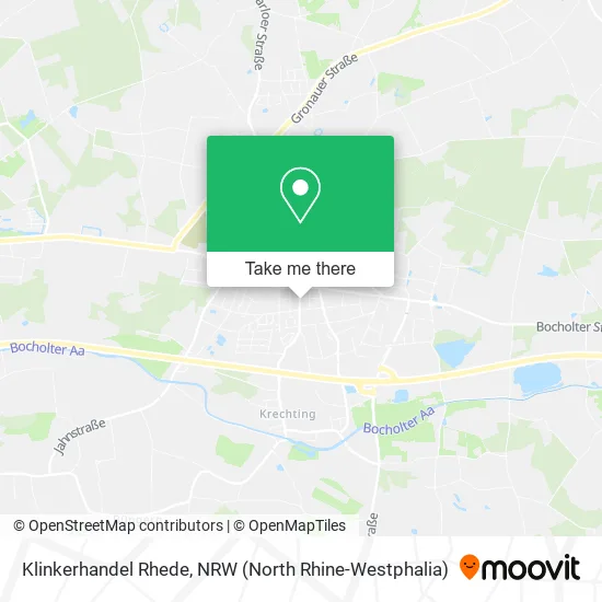 Карта Klinkerhandel Rhede