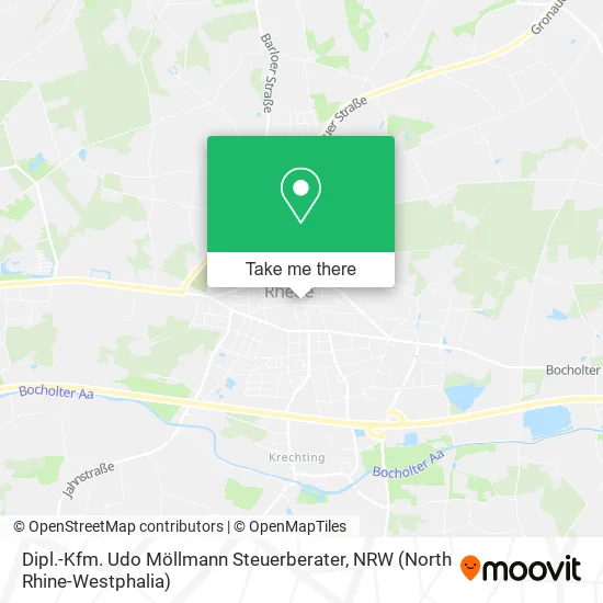 Карта Dipl.-Kfm. Udo Möllmann Steuerberater