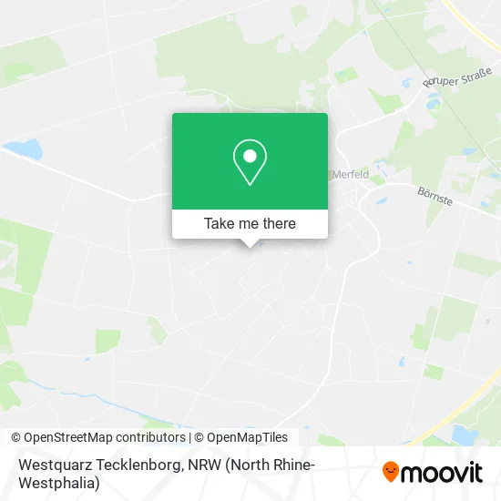 Westquarz Tecklenborg map