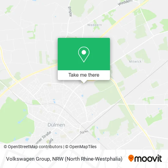 Volkswagen Group map