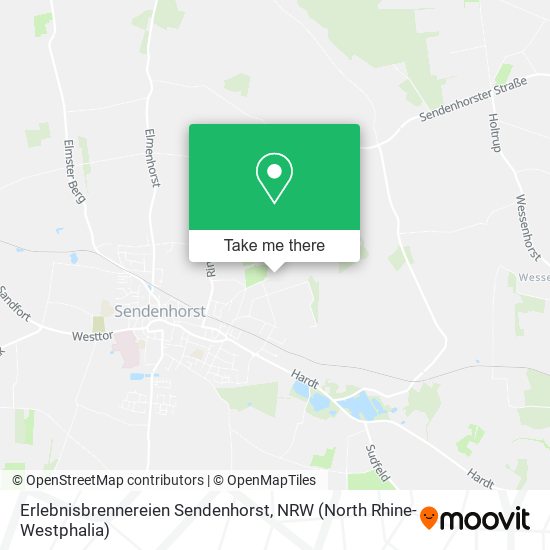 Erlebnisbrennereien Sendenhorst map