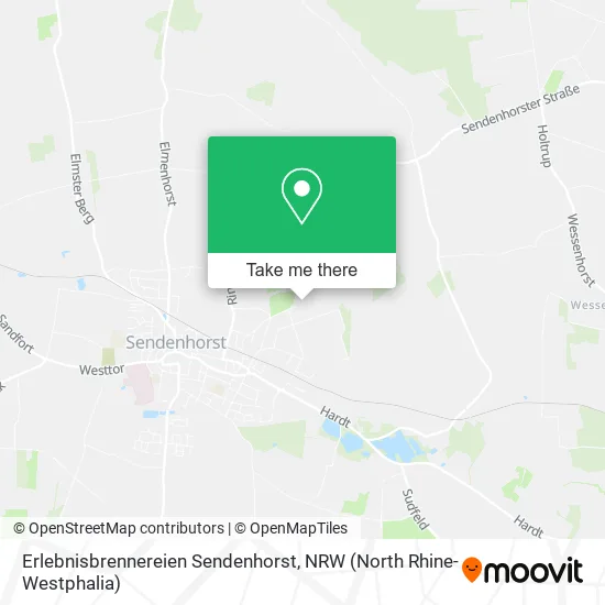 Карта Erlebnisbrennereien Sendenhorst