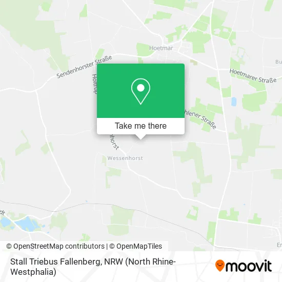 Stall Triebus Fallenberg map