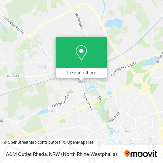 Карта A&M Outlet Rheda