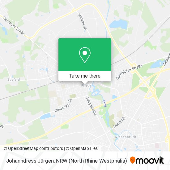 Johanndress Jürgen map