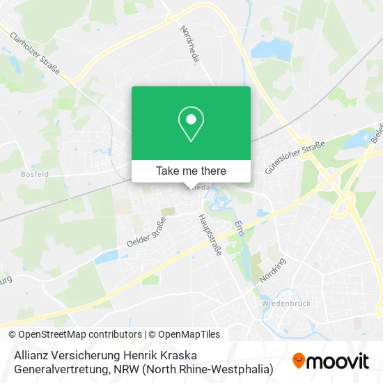 Allianz Versicherung Henrik Kraska Generalvertretung map