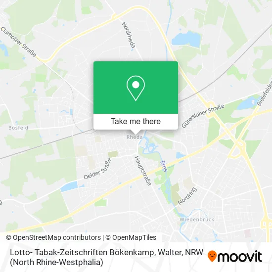 Карта Lotto- Tabak-Zeitschriften Bökenkamp, Walter