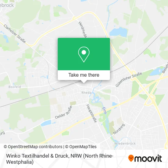 Winko Textilhandel & Druck map