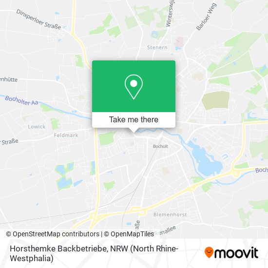 Horsthemke Backbetriebe map