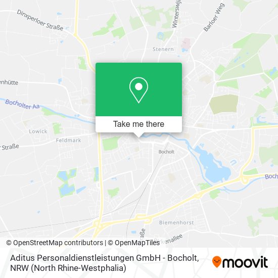 Aditus Personaldienstleistungen GmbH - Bocholt map