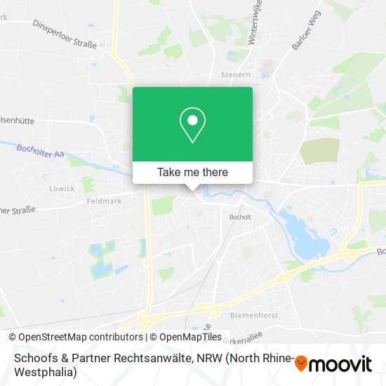 Карта Schoofs & Partner Rechtsanwälte