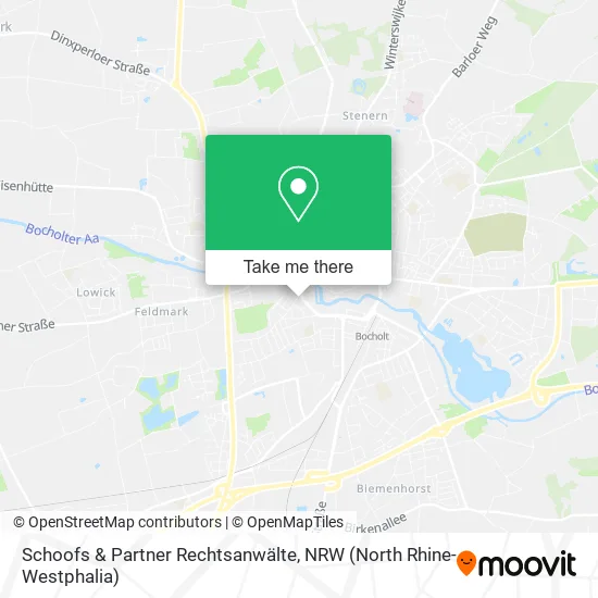 Карта Schoofs & Partner Rechtsanwälte