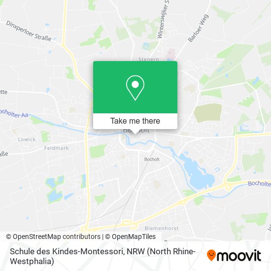 Schule des Kindes-Montessori map