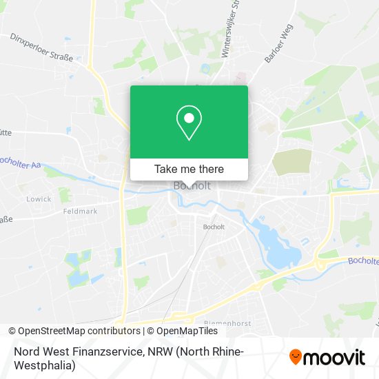 Nord West Finanzservice map