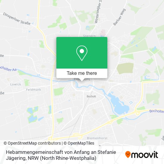 Hebammengemeinschaft von Anfang an Stefanie Jägering map
