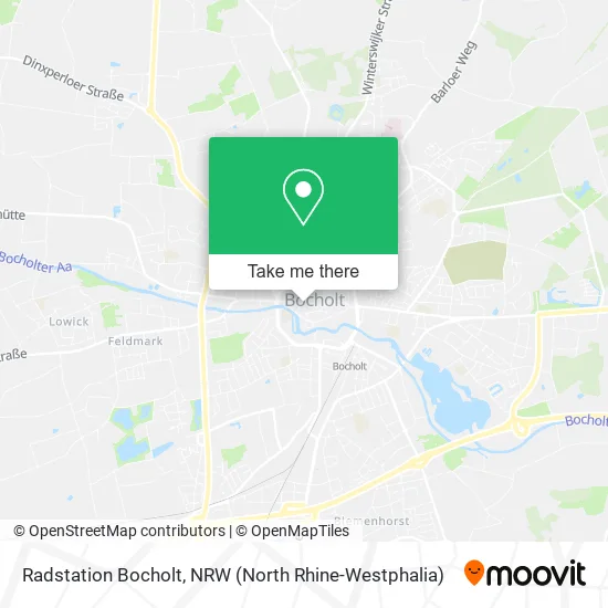 Карта Radstation Bocholt
