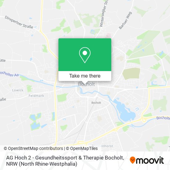 AG Hoch 2 - Gesundheitssport & Therapie Bocholt map