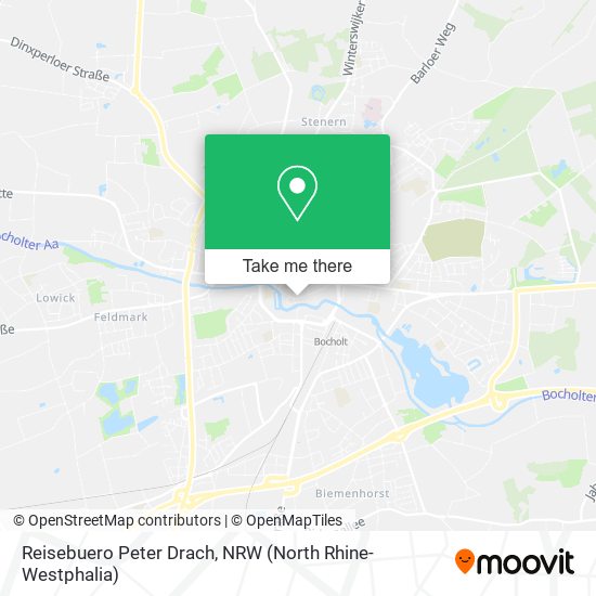 Reisebuero Peter Drach map