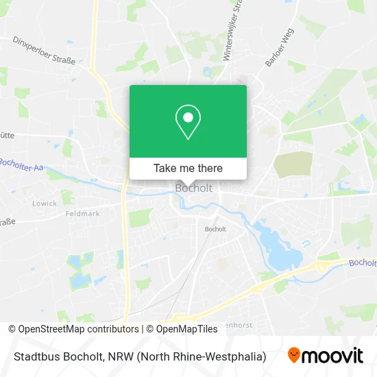 Stadtbus Bocholt map