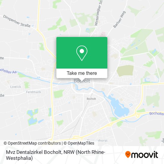 Mvz Dentalzirkel Bocholt map