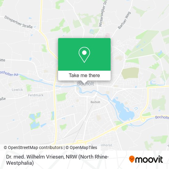 Dr. med. Wilhelm Vriesen map