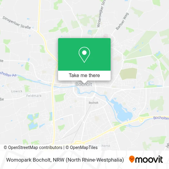 Womopark Bocholt map