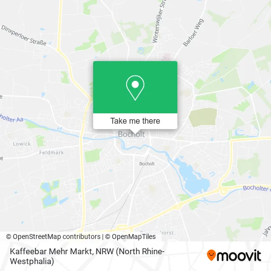 Карта Kaffeebar Mehr Markt