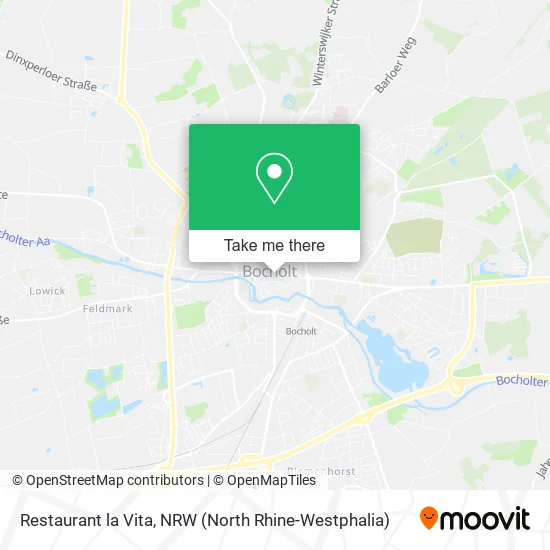 Restaurant la Vita map