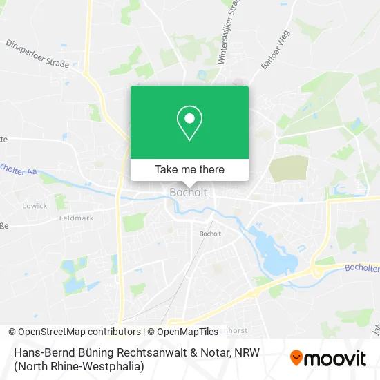 Карта Hans-Bernd Büning Rechtsanwalt & Notar
