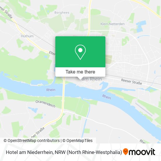 Hotel am Niederrhein map