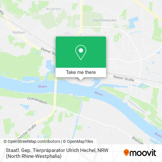 Карта Staatl. Gep. Tierpräparator Ulrich Hechel