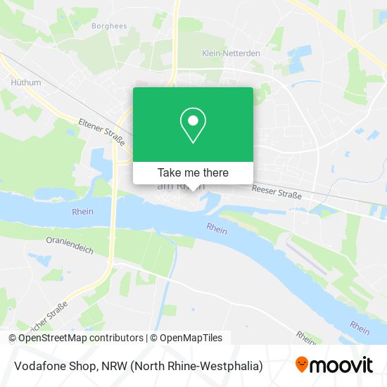 Vodafone Shop map