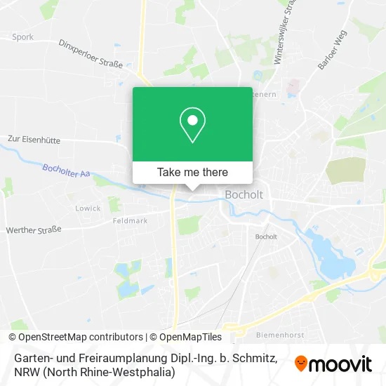 Карта Garten- und Freiraumplanung Dipl.-Ing. b. Schmitz
