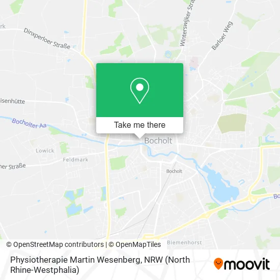 Карта Physiotherapie Martin Wesenberg