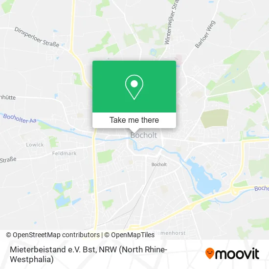 Mieterbeistand e.V. Bst map