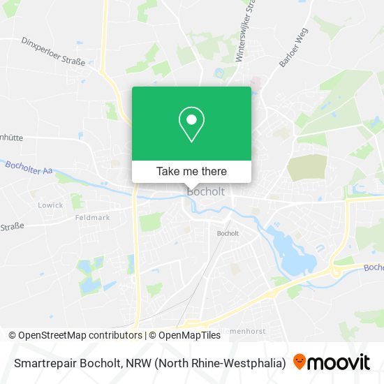 Smartrepair Bocholt map