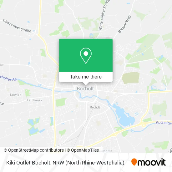 Карта Kiki Outlet Bocholt